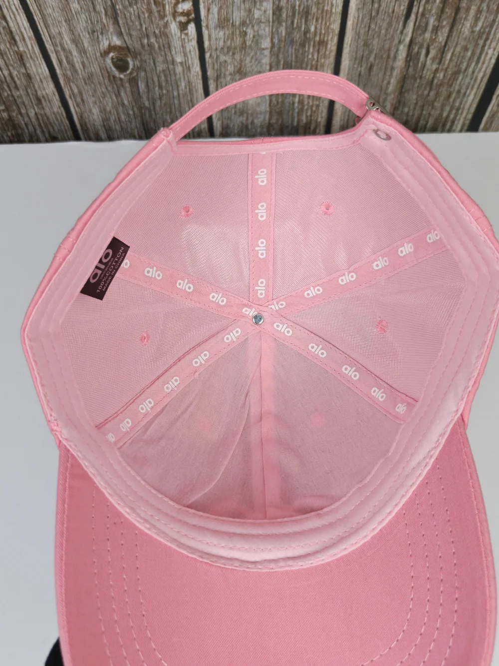 ALO Yoga Pink Logo Baseball Cap - Picture 4 of 4